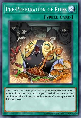 Pre-Preparation of Rites (Alternative Artwork)