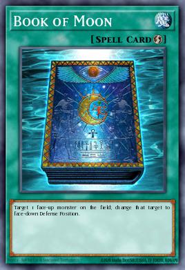 Book of Moon, an example of a Quick-Play Spell Card