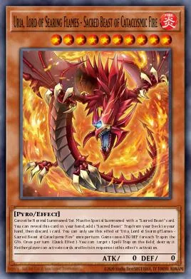 Uria, Lord of Searing Flames - Sacred Beast of Cataclysmic Fire