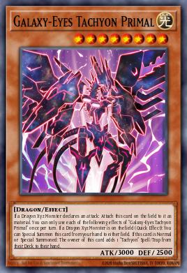 Galaxy-Eyes Tachyon Primal