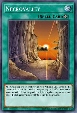 Necrovalley, an example of a Field Spell Card